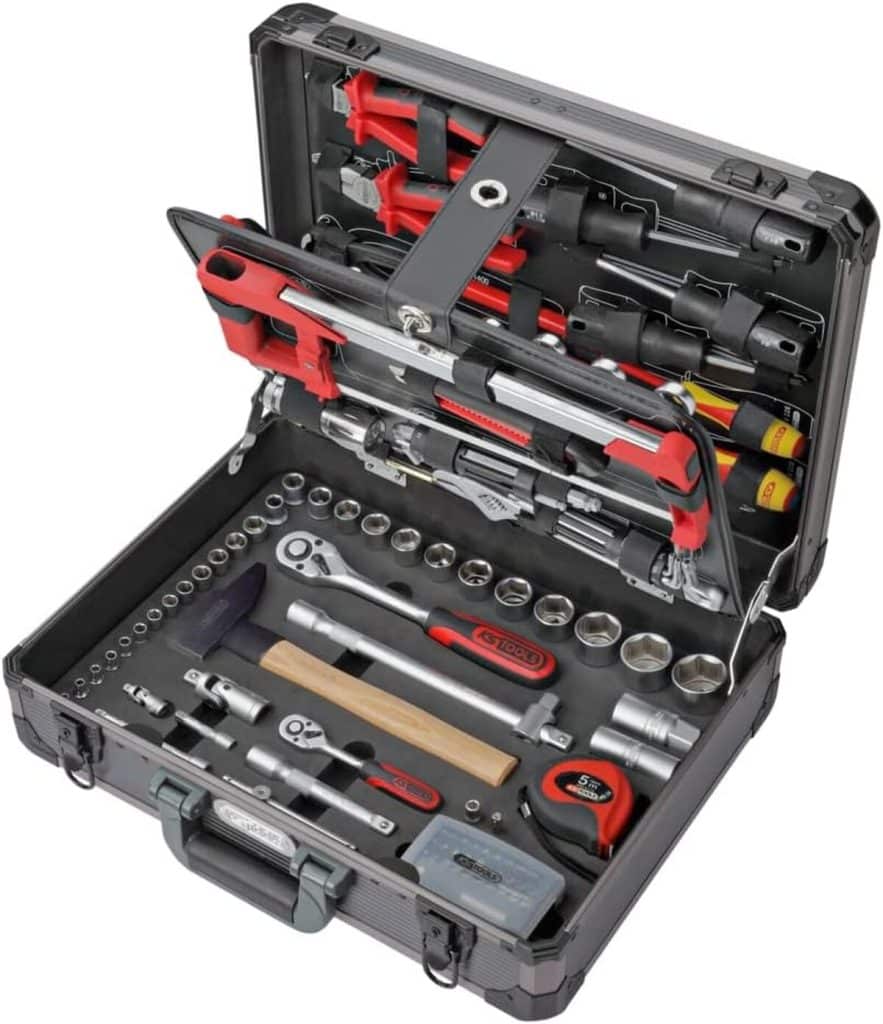 Test de la caisse à outils KS Tools 922.0731 : 131 pièces professionnelles