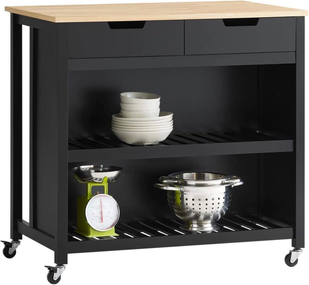 Test du meuble de cuisine SoBuy FKW74-Sch : rangement mobile élégant