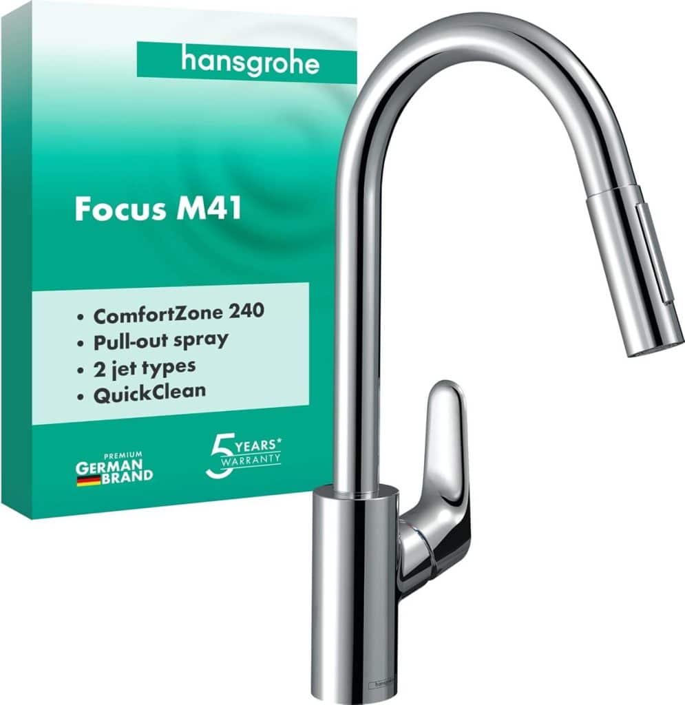 Test : mitigeur de cuisine hansgrohe Focus M41 avec douchette extractible