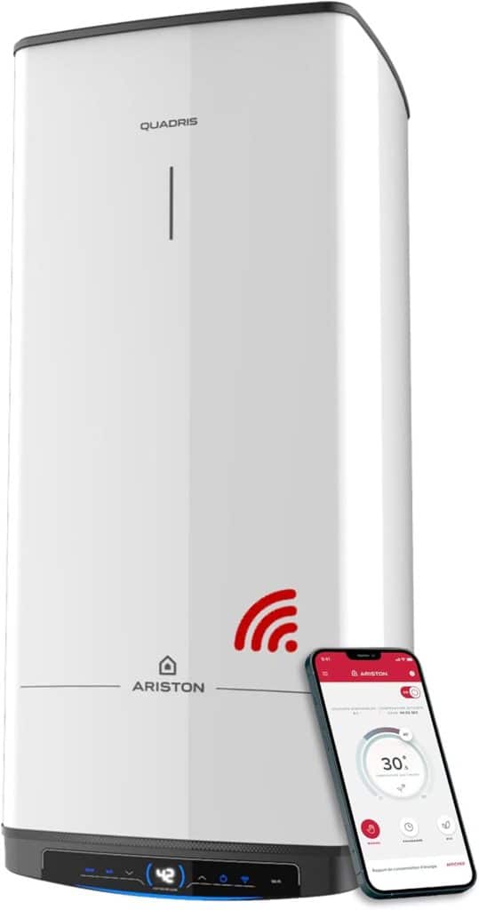 Test : chauffe-eau Ariston Quadris Wifi 150L, compact et économique
