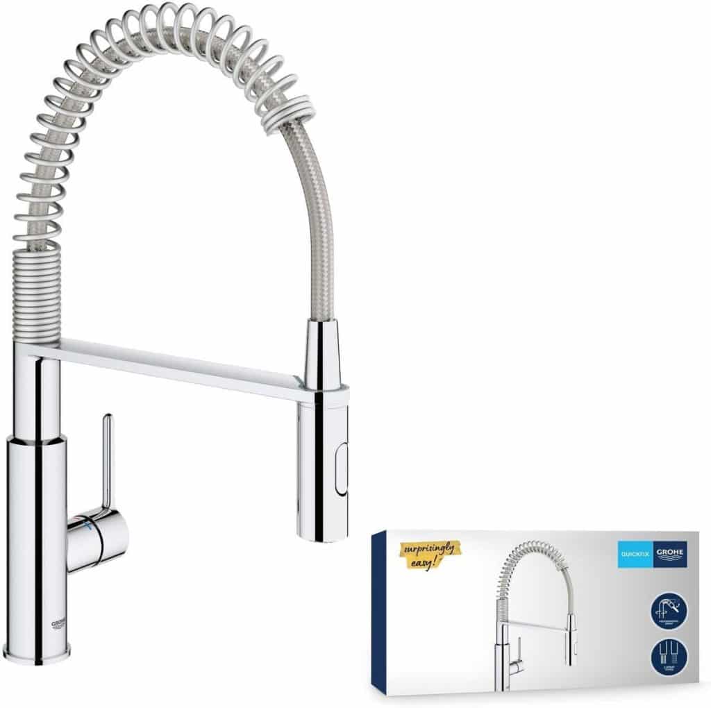 Test du mitigeur Grohe Get 2 jets chromé : installation rapide et douchette extractible
