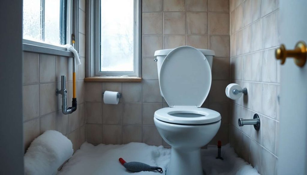 WC bouché en hiver : comment y remédier ?