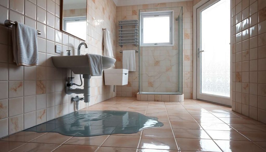 Fuite d'eau dans la salle de bain : que faire avant l'arrivée du plombier ?