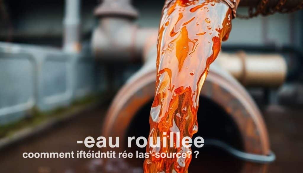 Eau rouillée : comment identifier rapidement la source ?