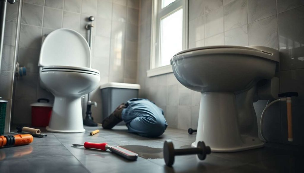 Que faire avec une chasse d'eau qui fuit ?