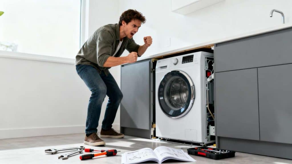 Installation d'un lave-linge : guide étape par étape