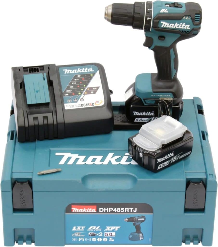 Test : perceuse Makita DHP485RTJ 18V LXT