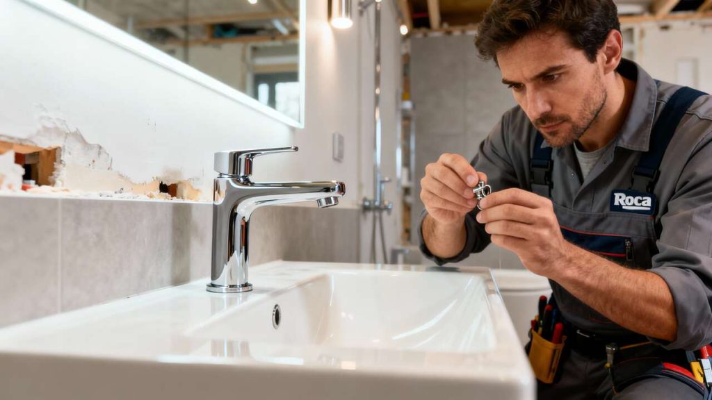 Rénover sa salle de bain Roca avec un plombier professionnel