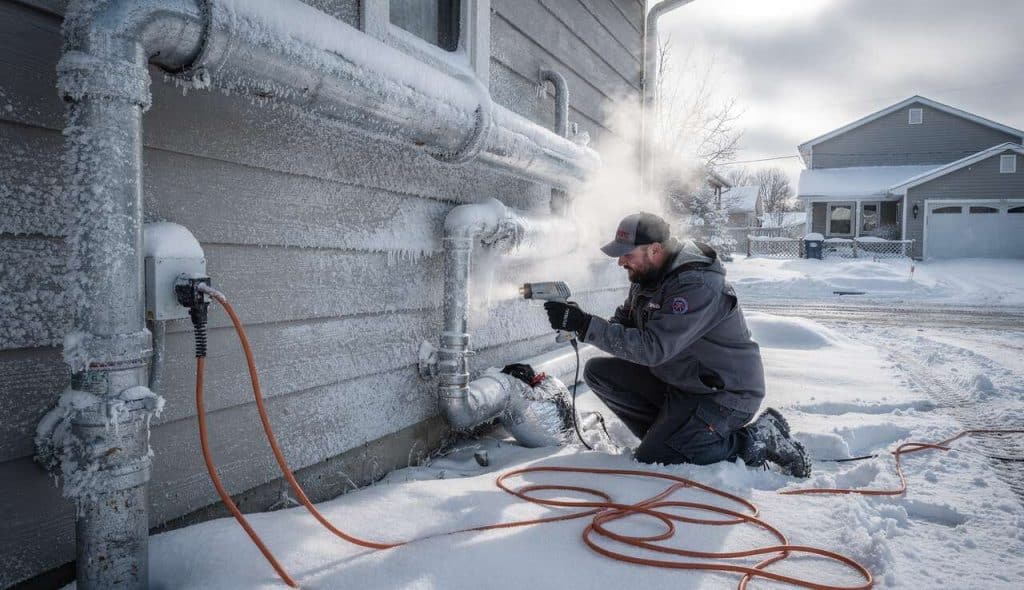 Système de canalisation gelé : solutions efficaces