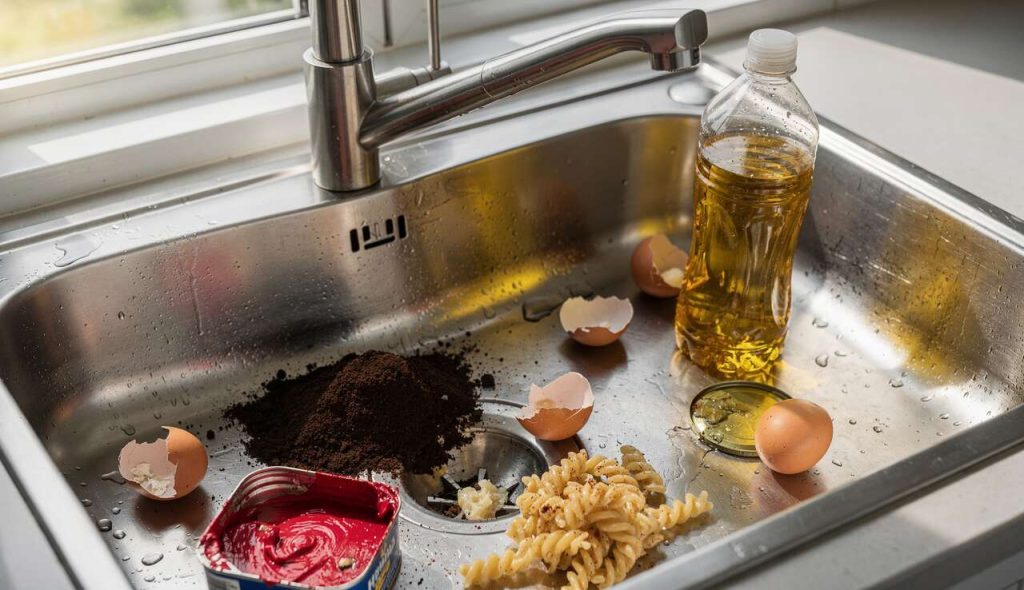 5 Produits à Ne Jamais Verser dans l'Évier