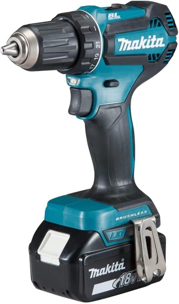 Test de la perceuse Makita DDF485RTJ 18V LXT