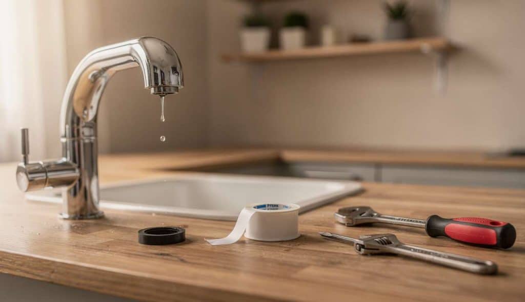 Comment réparer une fuite de robinet ?
