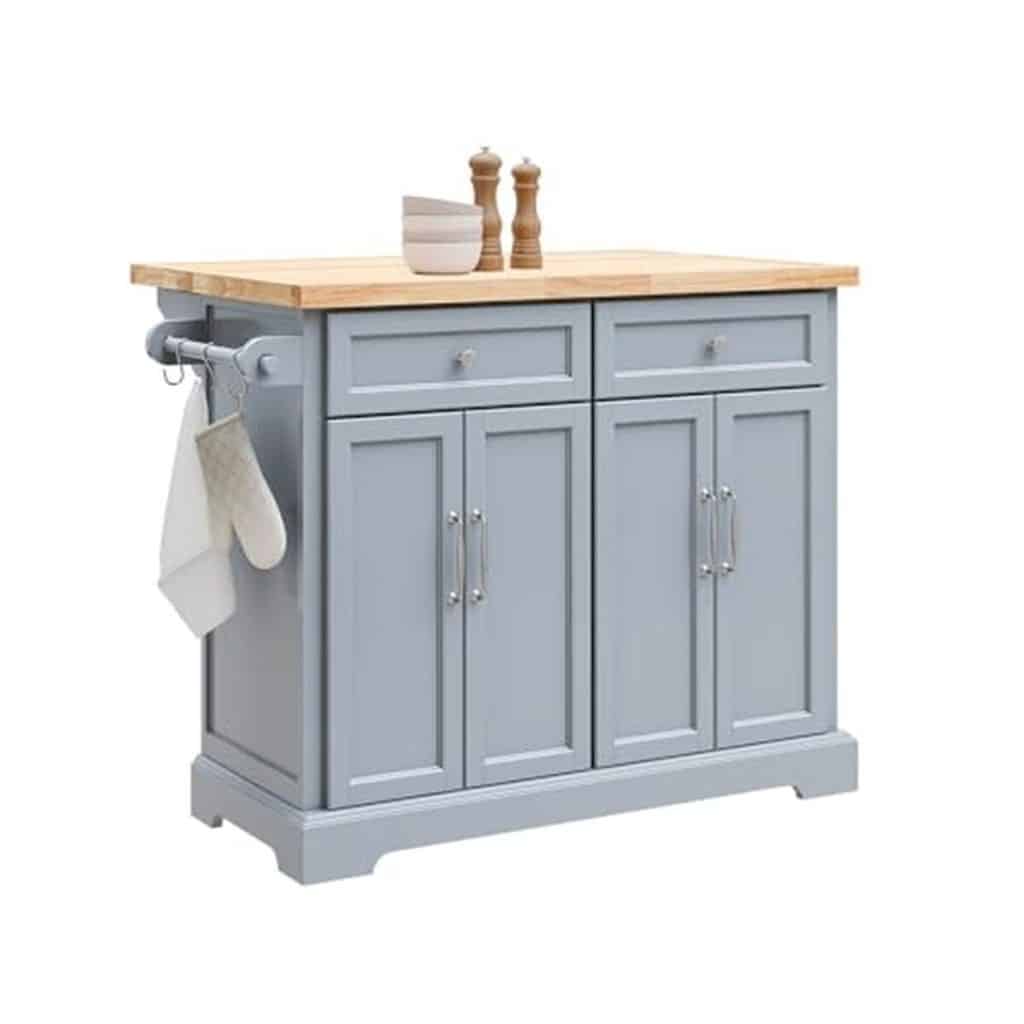 Test : desserte sur roulettes SoBuy FKW71-HG, l'ilôt de cuisine pratique et design