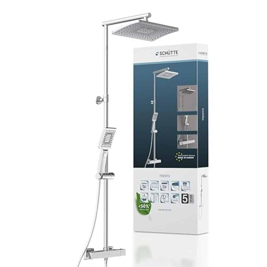 Test : système de douche Schütte Trento 60140 avec thermostat